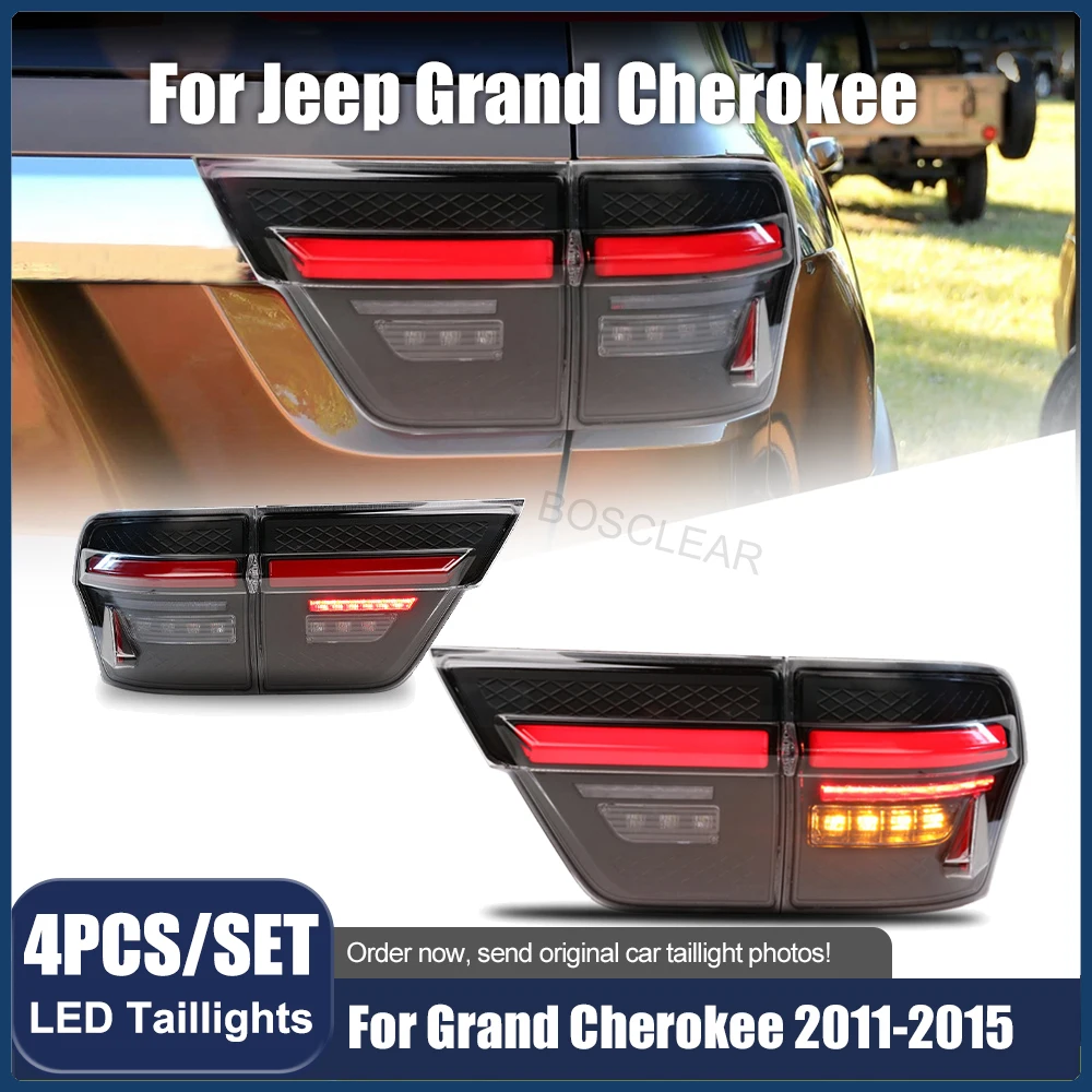 

1 комплект светодиодных фар в сборе для Jeep Compass 2011-2015 Grand Cherokee DRL, задние фонари, сигнальные противотуманные фары, автомобильные аксессуары