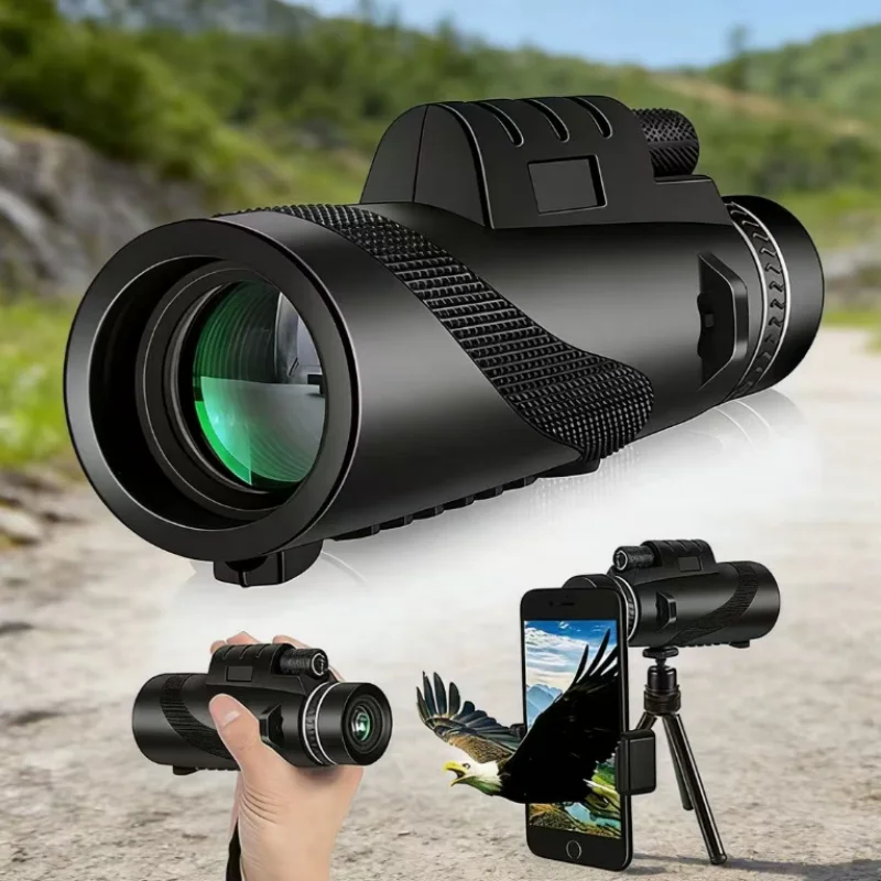 Portable Zoom HD 5000M Telescope Folding Long Distance Mini Powerful Telescope for Sports Outdoor Camping Travel