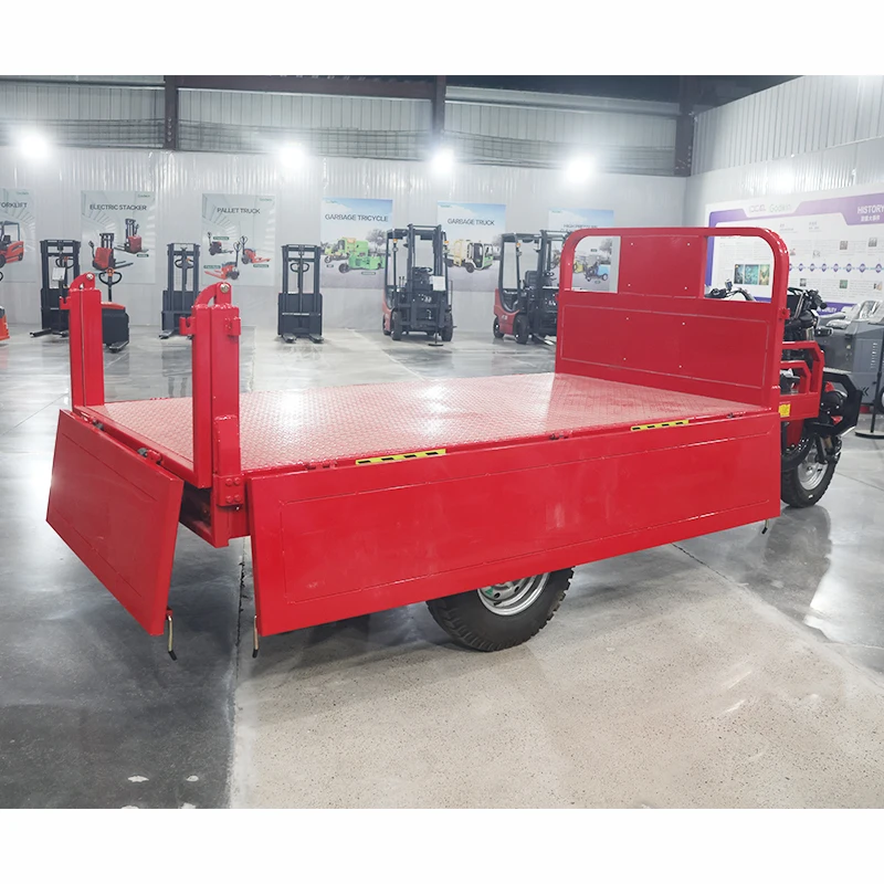 2025 Veicolo da trasporto in calcestruzzo per fattoria di carico per trasporto merci con triciclo da carico a 3 ruote a batteria