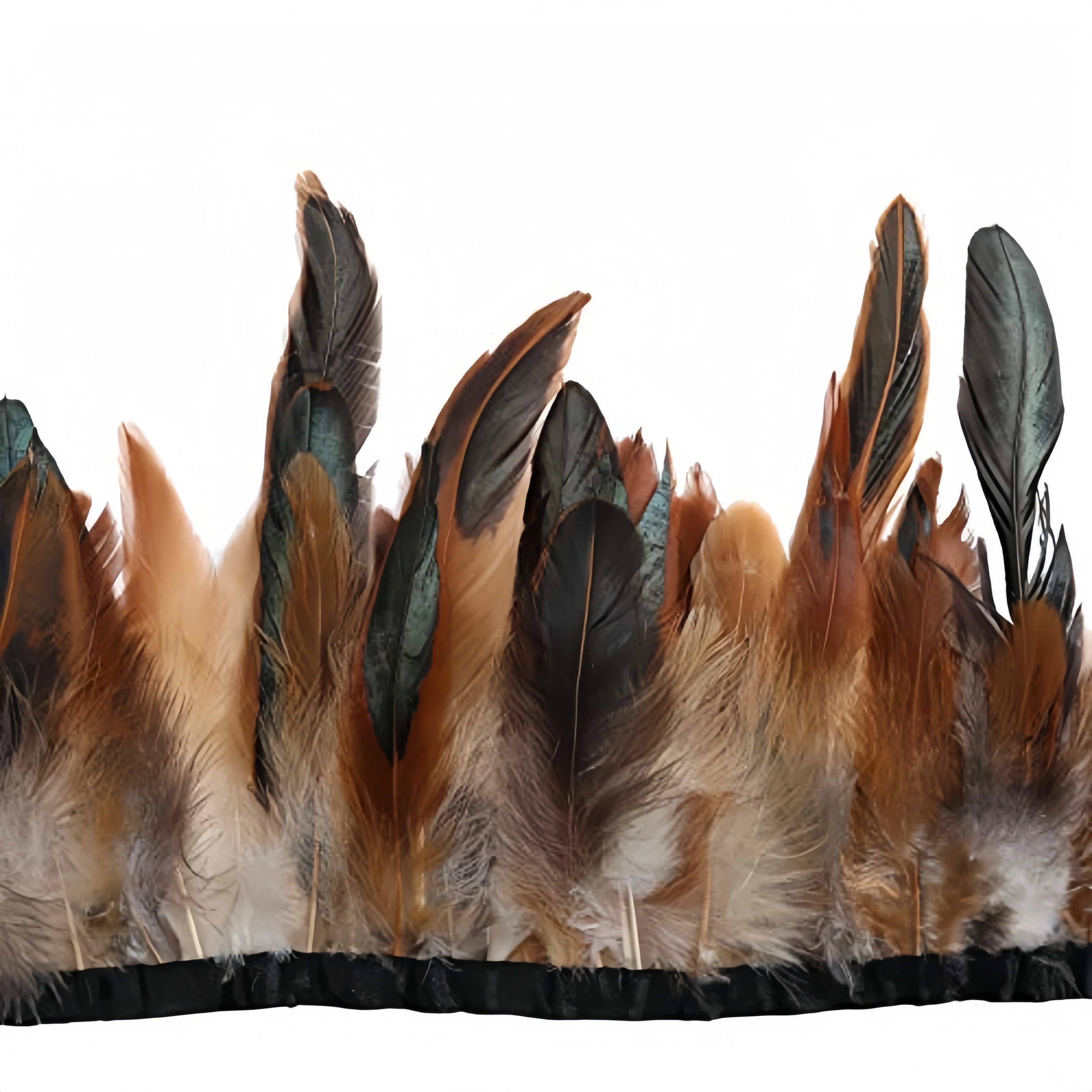 10 متر الدجاج الطبيعي الديك الذيل الريش الزخارف هامش بلوماس فستان حفلات الزفاف الديكور التطريز اكسسوارات 13-18 سنتيمتر #3