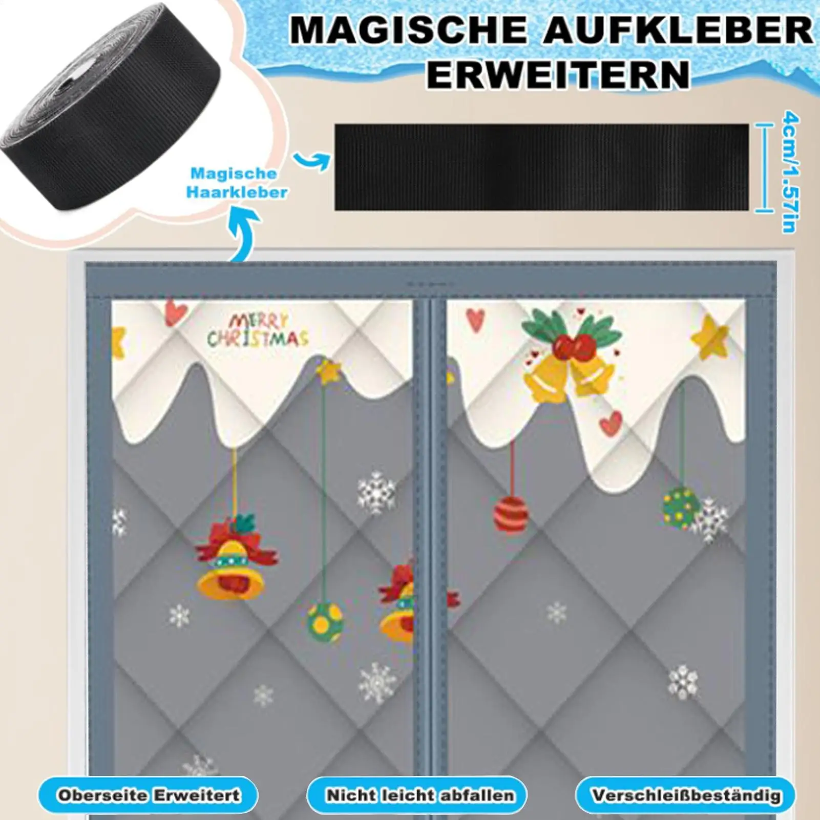 

Thermal Door Curtains Windproof Thicken Barrier Magnetic Door Curtains For Home Patio Room Protection Doorway Doorway Apartment