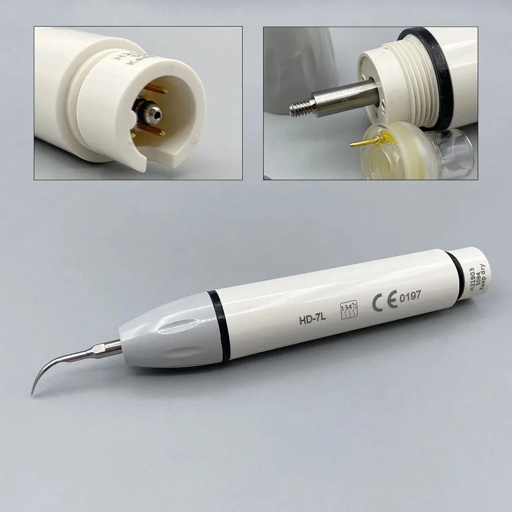 

HD-7L Dental Ultrasonic Scaler Handpiece with LED for SATELEC / DTE Detachable Piezo Scaler Handpiece teeh cleaning