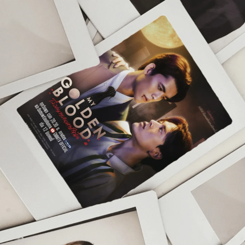 30/50PC No Repeat Jossgawin Poster Lomo Card Pai Li De Thai TV My Golden Blood Drama Stills Photo Picture 3 Inch Small Cards