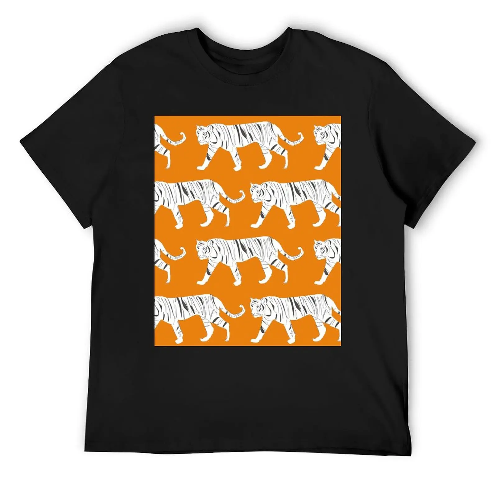 

Tiger Print T-Shirt oversized t shirt plus size tops custom t shirt men clothings