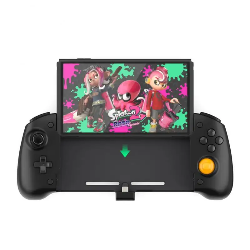 

For Switch OLED Gamepad Controller Double Motor Vibration Gamepad Game Controller Grip Joystick 6-Axis Gyro Handgrip