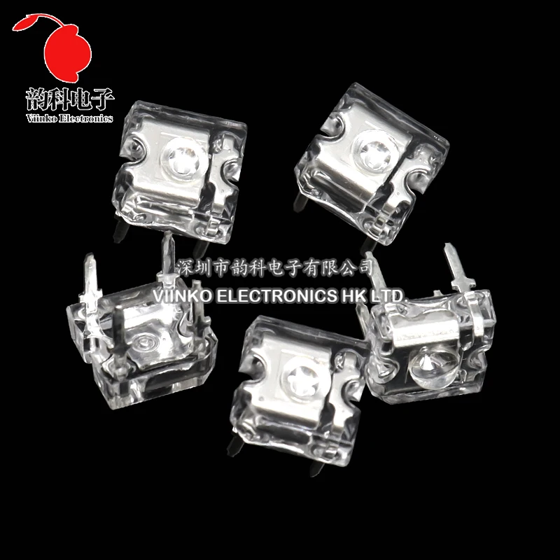 10pcs 3mm F3 Piranha LED White Red Blue Green Yellow Amber Clear 3mm LED Diode Light Emitting Diode 4-pins Diodes Brightness