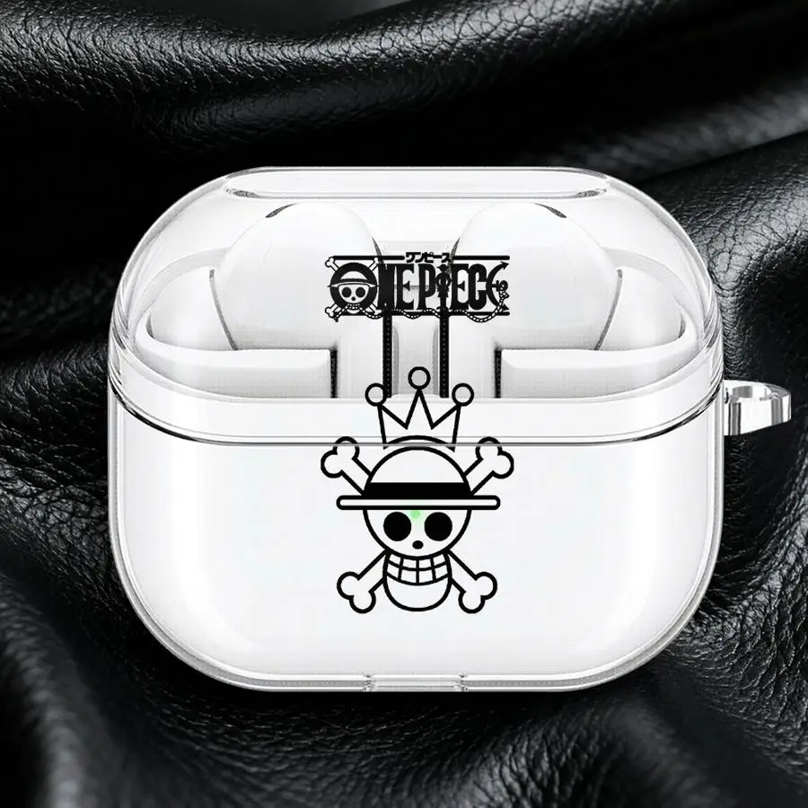 

Case For Samsung Galaxy Buds 4Pro 3Pro 4 Pro Live 3 FE 2 2Pro Clear Earphone Cases Cover With Hook Ones Pieces Logo