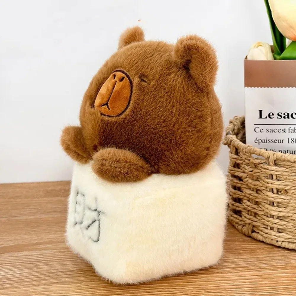 New Cartoon Capybara Plush Toy Soft Wear-resistant Stuffed Animals Comfortable Full Filling Fluffty Toy Gift