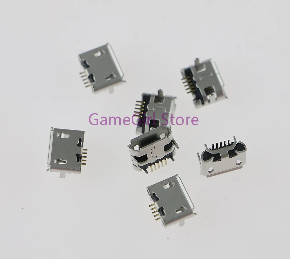 10pcs Short Pin Long Pin Power Connector Charger Socket Charging Port For PlayStation 4 PS4 Replacement