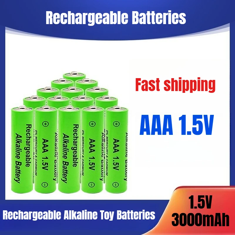 

Rechargeable Batteries Industrial Grade AAA 1.5V 3000mAh Rechargeable Alkaline Toy Batteries