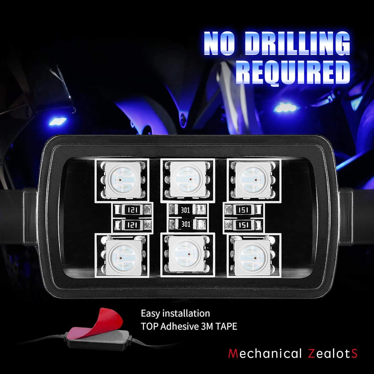Kit de Luzes LED para Motocicl - Rgb Underglow Strip avaliação e preço