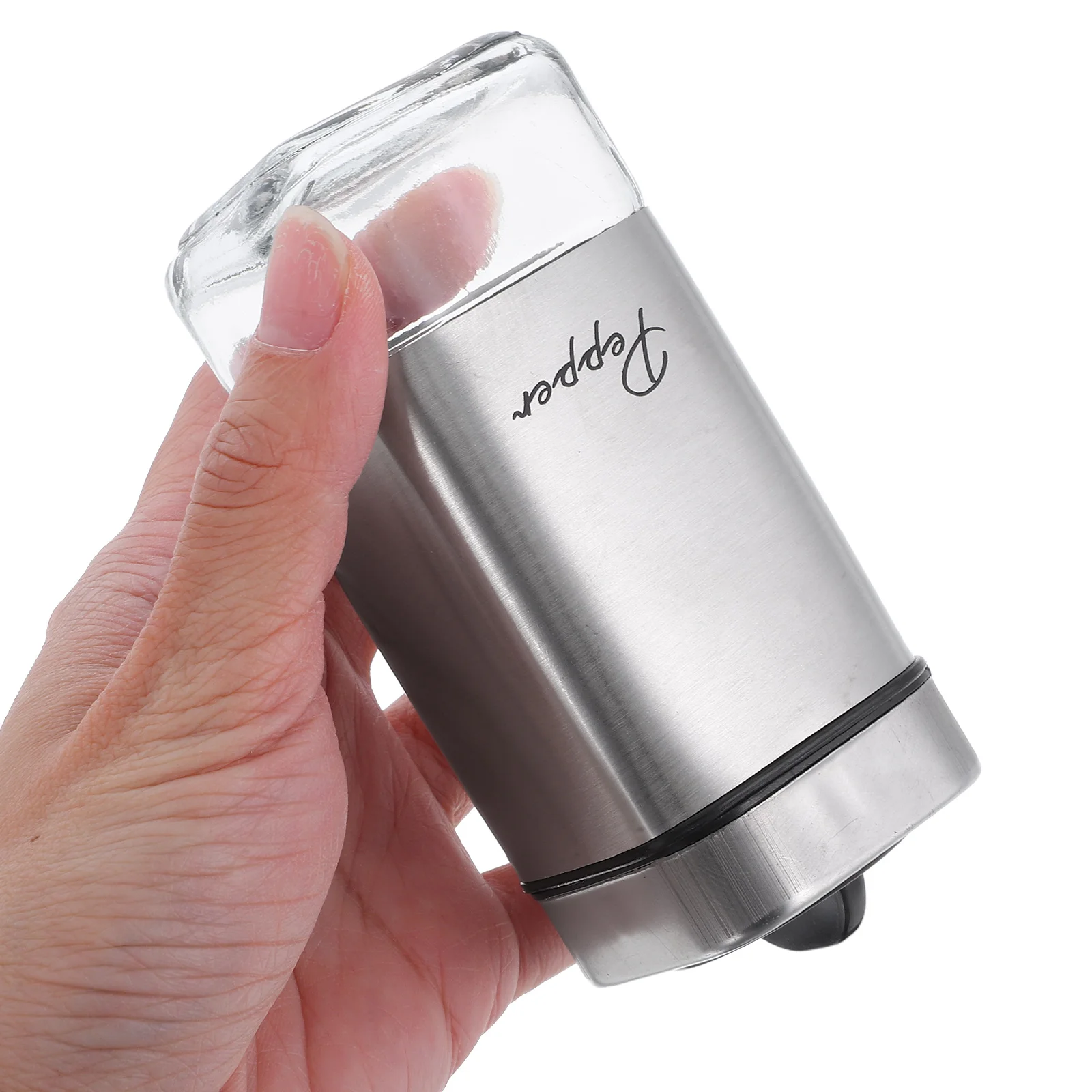 

2 pcs Glass Seasoning Bottles Set Rotating Spice Dispenser For Salt Pepper Powders Storage Kitchen Organizer Condiment Jars