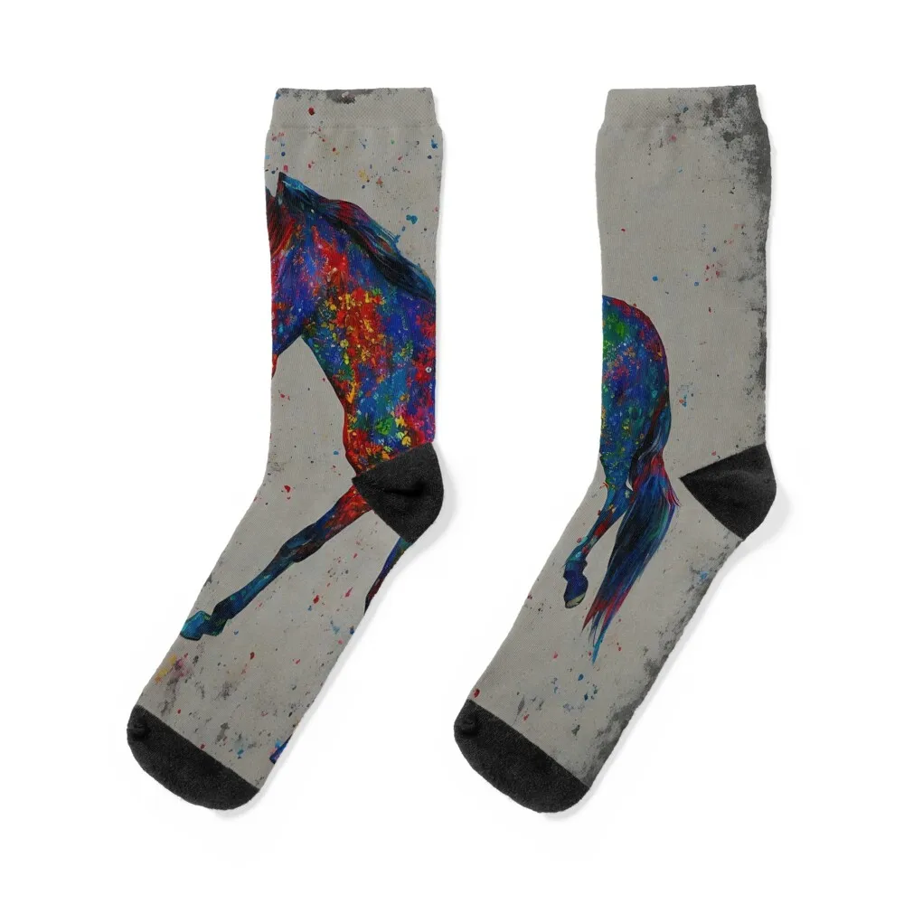 

Painted Horse Socks gym Run Girl'S Socks Men's