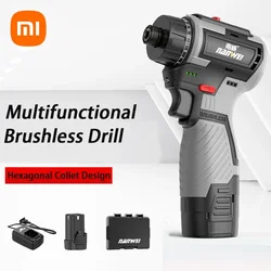 Xiaomi Nanwei Brushless Lithium Electric Screwdriver Multifunctional Household Hand Electric Screwdriver Drill Power Tools Sets