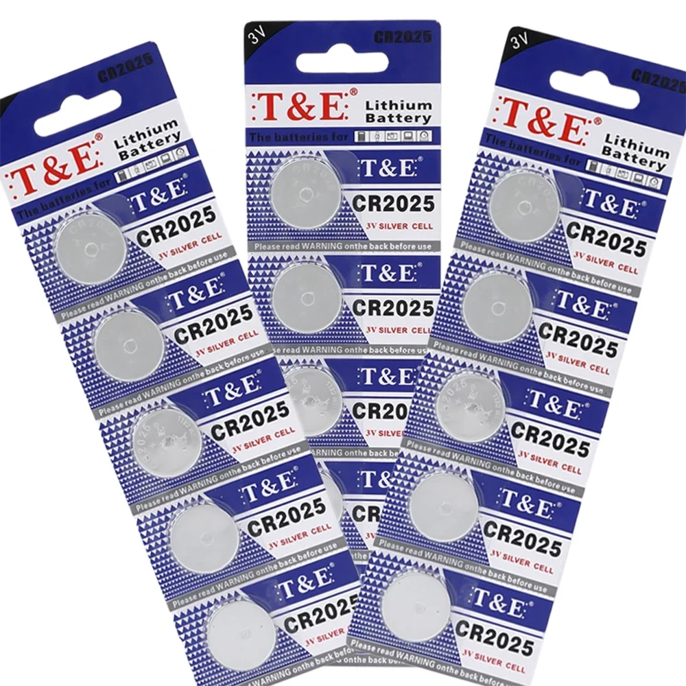 2-50 Uds CR2025 CR 2025 3V batería de litio DL2025 BR2025 KCR2025 para reloj de Control remoto de coche placa base botón de escala pila de moneda