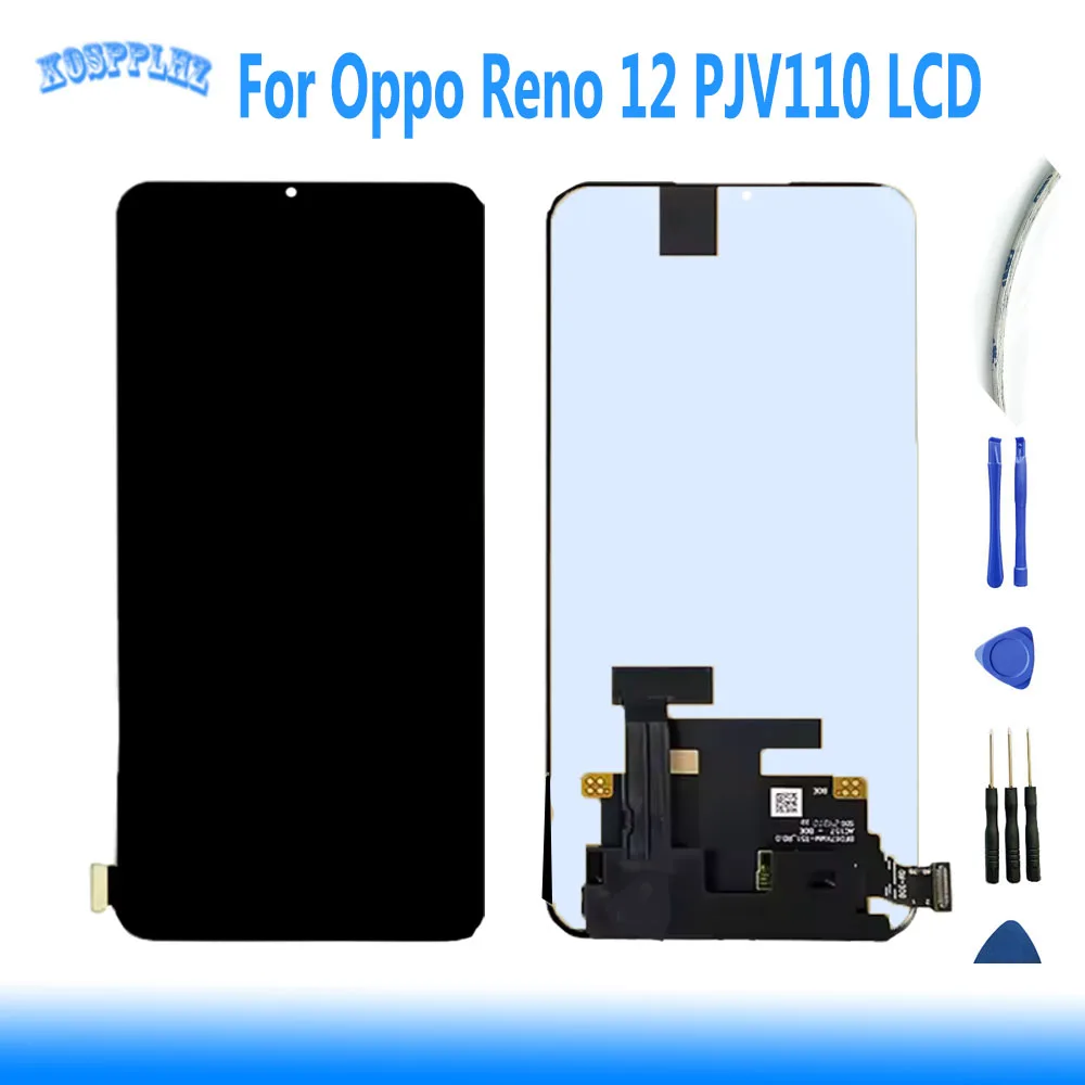 

6,7 "для Oppo Reno 12 PJV110, ЖК-экран, сенсорная панель, дигитайзер для Oppo Reno12, запасные части для ЖК-дисплея