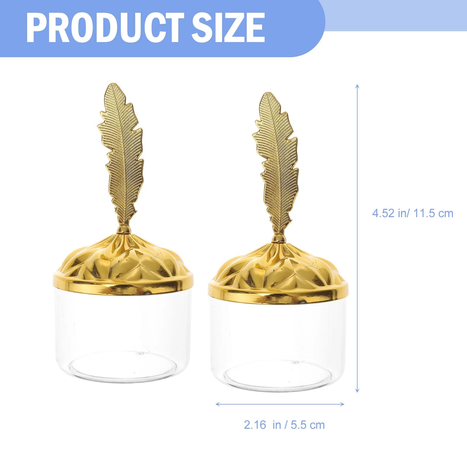 12 Pcs Packing Box Wedding Candy Baby Boxes Gold for Buffet 1150X550X550CM Plastic Party Favor Gift