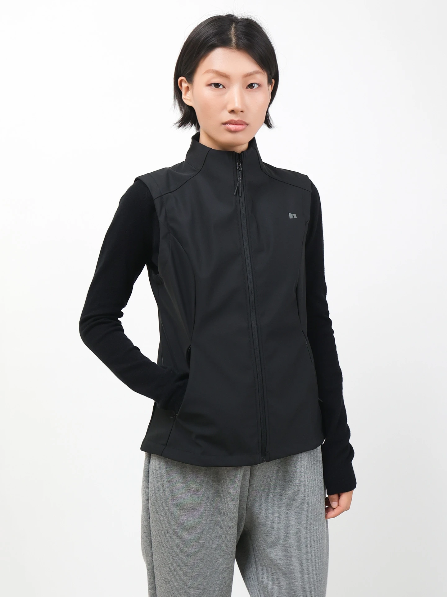 

Outdoor Windproof Waterproof Sports Vest Women's Lightweight Ele Autumn Wool Cosite Inner Zipper Closure Color