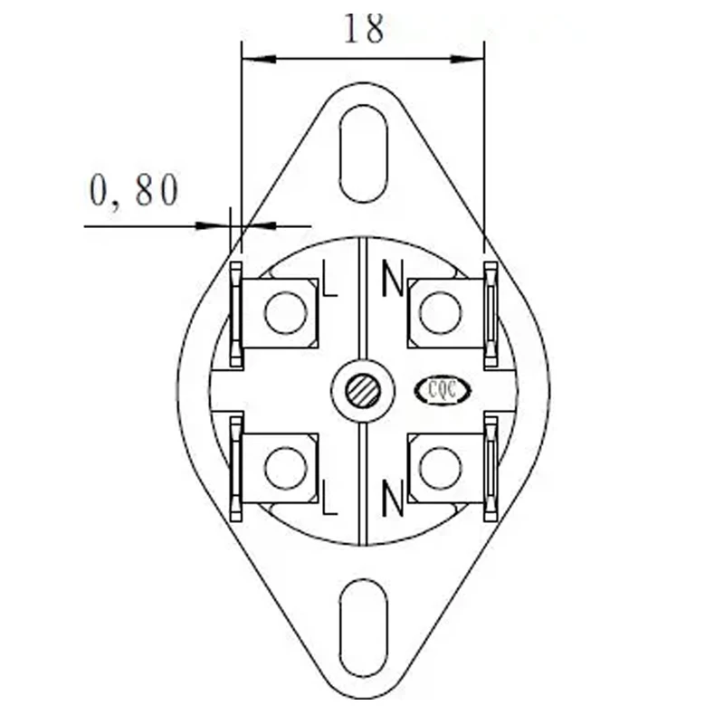 1/5/10PCS KSD302/KSD302X/KSD302T 75C/85C/90C/92C/93C/95C/105C 20A Manual Reset Temperature Control heater thermostat bipolar