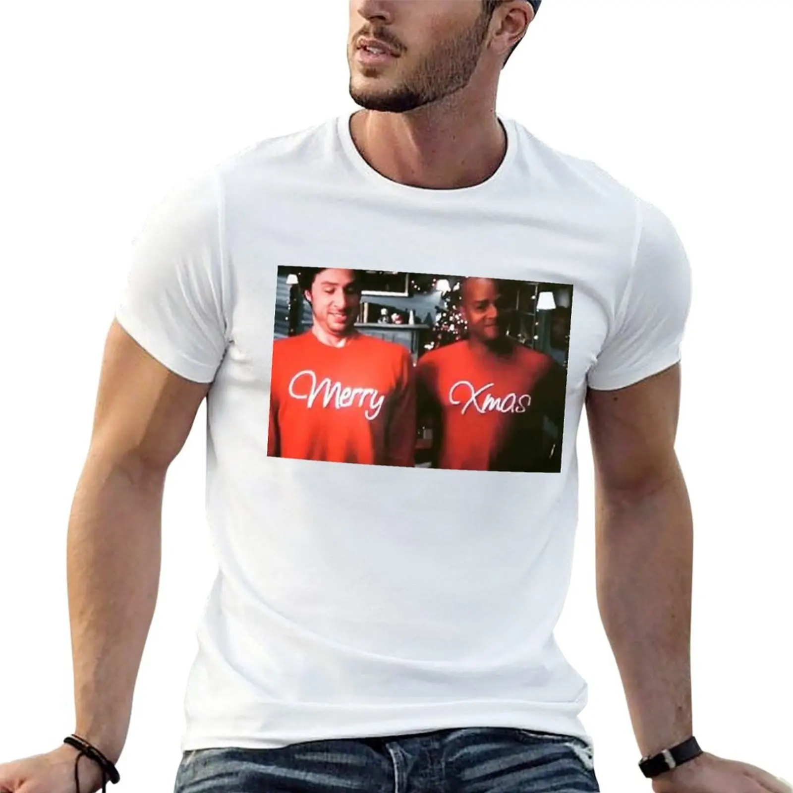 Merry Christmas Perry (Scrubs JK & Turk) T-Shirt for a boy essential t shirt mens t shirt graphic