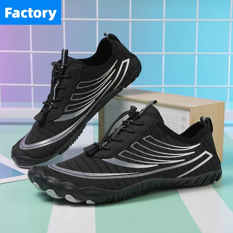 Unisex Quick Dry Water Shoes Men Women Colorful Beach Swimming Surfing Seaside Aqua Shoes Couple Barefoot Upstream Sneakers image 4