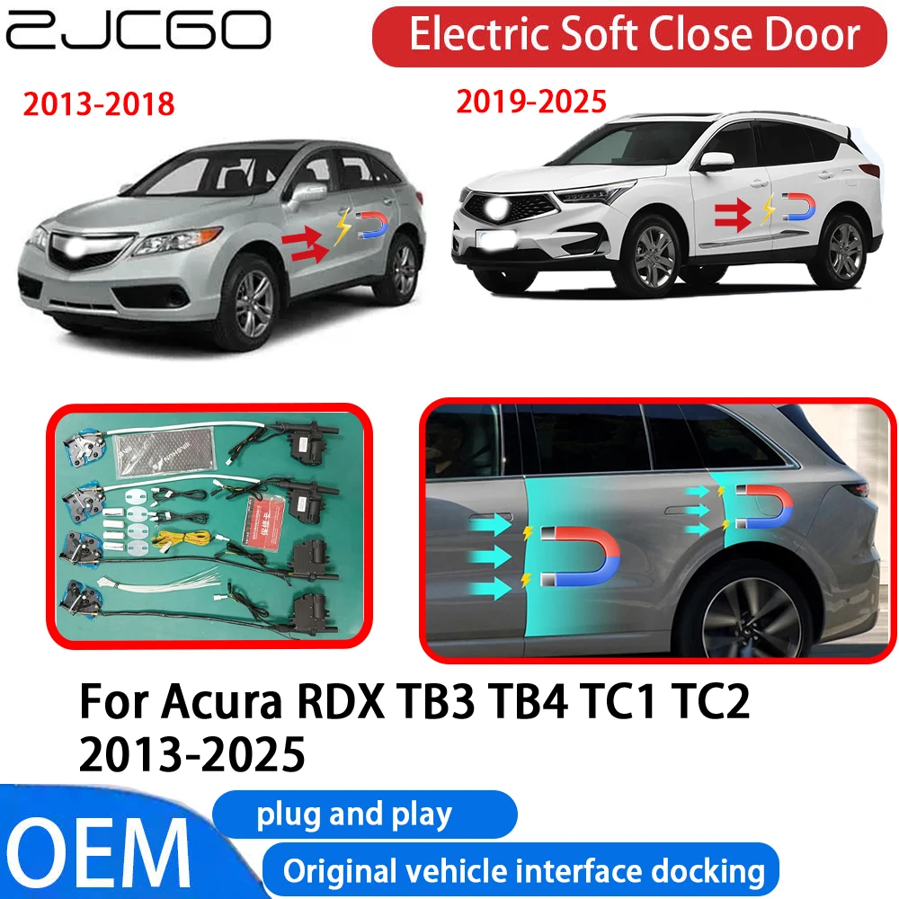 for Acura RDX TB3 TB4 TC1 TC2 2013-2025 Car Automatic Electric Soft Close Door Closer System OEM Plug and Play Comfort Closing