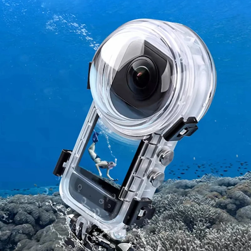 Dive Case For Insta360 X4 50M Waterproof Housing Underwater Protector Fully Cover Diving Shell Camera Accessories