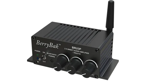 Computer PC UI Sound Adjustment Bluetooth 5.0 Digital Amplifier TPA3116 Stereo Power Amplifier 2X50W BRU3P