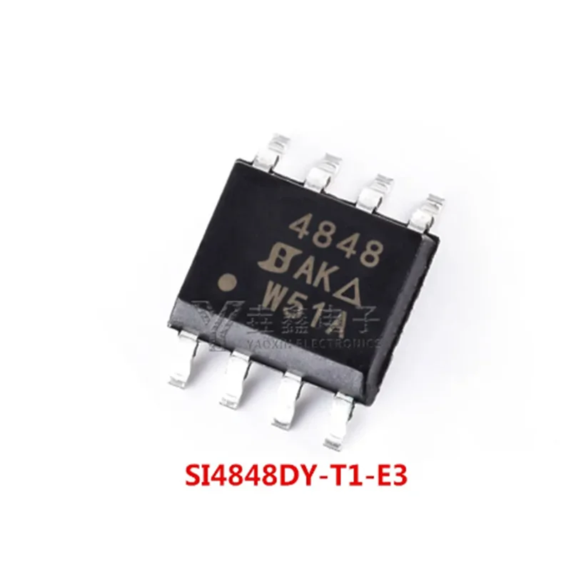 1piece SI4848DY-T1-E3 Silk screen 4848 SOP8-pin patch MOS tube N-channel discrete semiconductor