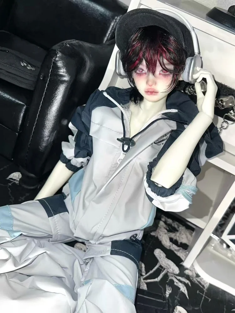 طقم ملابس دمى 1/4 (معطف وبنطلون) - إكسسوارات ملابس الدمى (بدون الدمى، الملابس فقط)