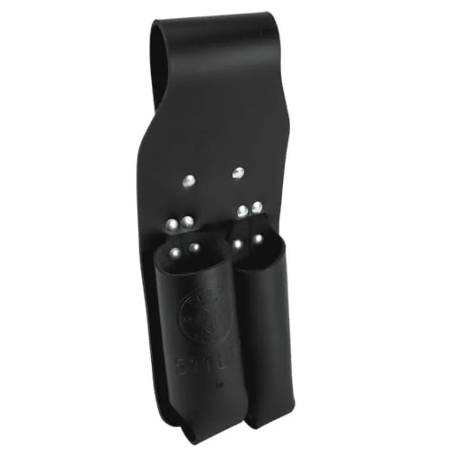 

5118RT Lineman's Pouch, Leather Tool Holder for Pliers and Folding Rule with Tunnel Connection