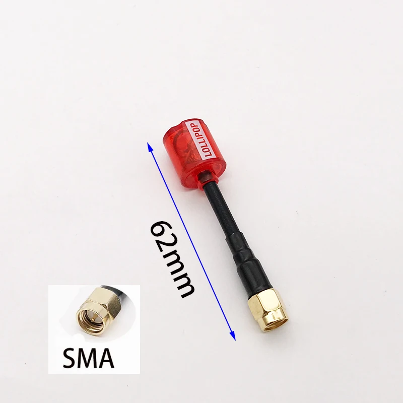 Neue Micro Lollipop 5 RHCP 5,8 G FPV Antenne High Gain 2,8 Dbi SMA/RP-SMA/MMCX/UFL Antenne Für RC Drone Sender Empfänger Teil