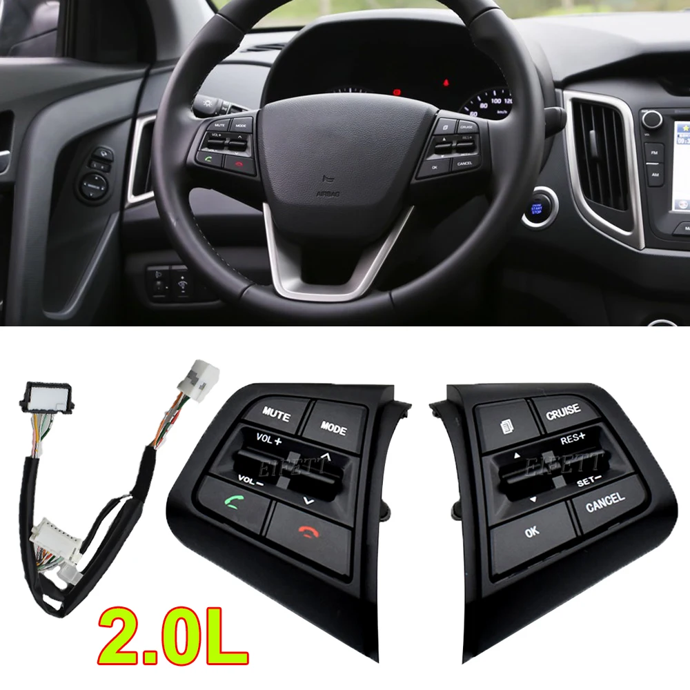 

Левый/правый руль, кнопка круиз-контроля для телефона, кнопка дистанционного управления для Hyundai Creta Ix25 2.0L 2016 2017 2018 2019