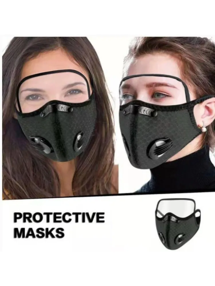 AliExpress NONE Cycling Protective Mask Sports Mask Filters Dust-Proof and Warm Mask Protective Lenses Removable