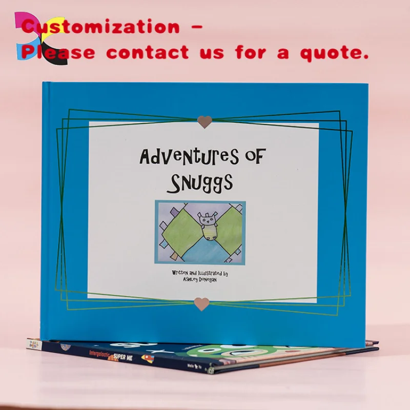 custom.Durable Hardcover Children Books Portable Printing Customized Kids Books