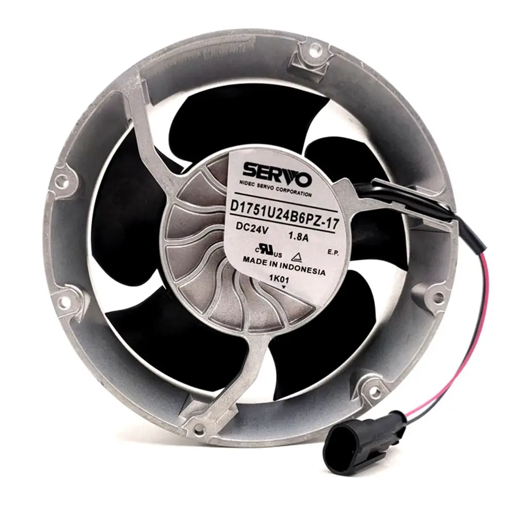 

NEW SERVO D1751U24B6PZ-17 Inverter Fan 24V 1.8A 43.2W