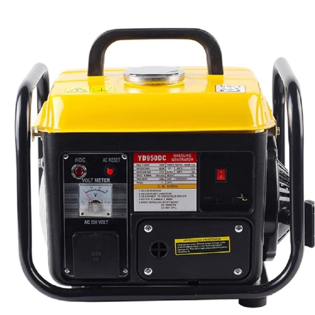 600/1000W Low Noise Gasoline Generator Portable Household Miniature 2-stroke Single Phase Gasoline Generator