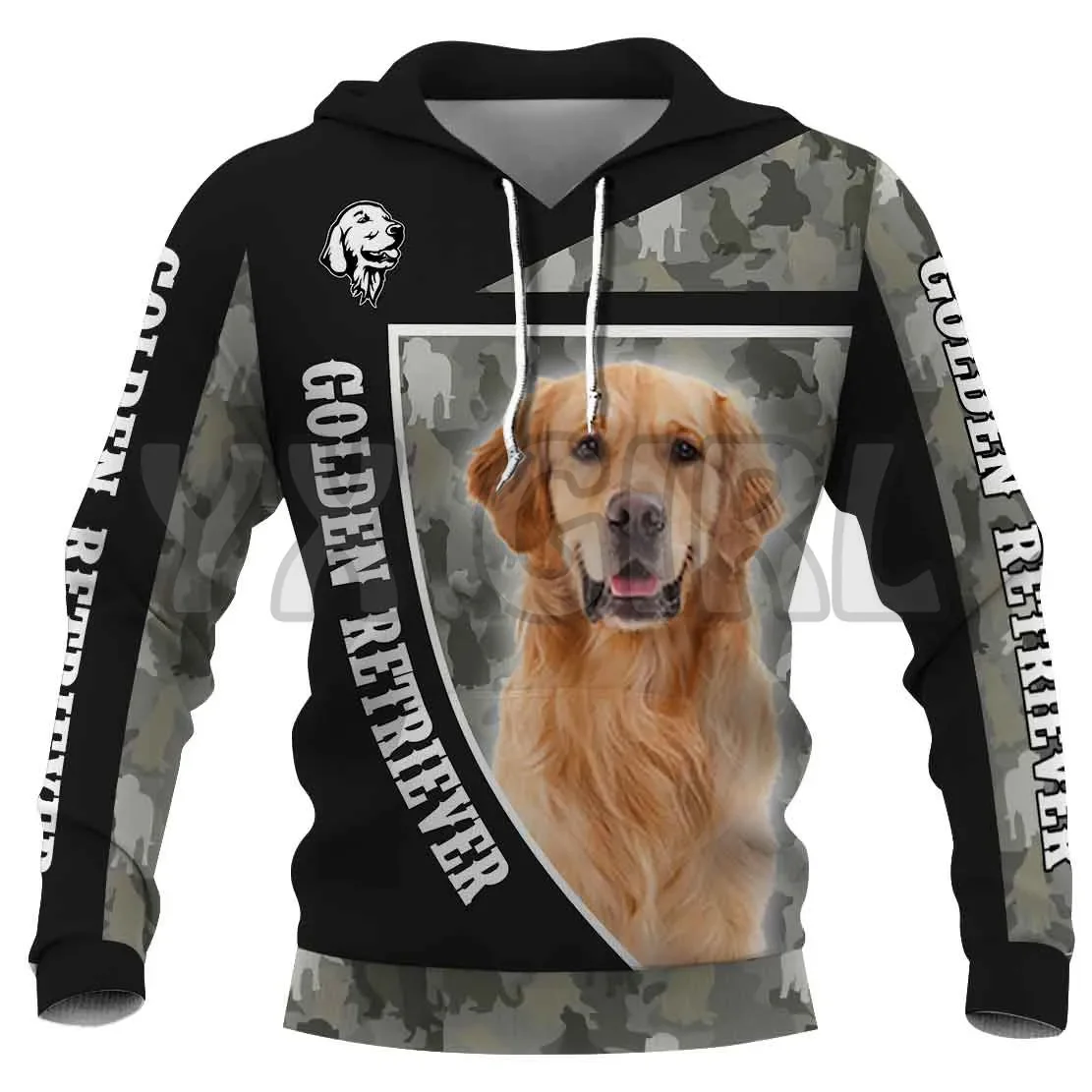 Sable German Shepherd 3D Printed Hoodies  Unisex Pullovers Funny Dog Hoodie Casual Street Tracksuit