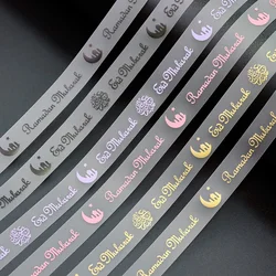 Eid Mubarak Ramadan Mubarak Printed TPU Skin Friendly Matte Filmy Ribbon For Muslim Ramadan Festival Al-Fitr Party Decoration