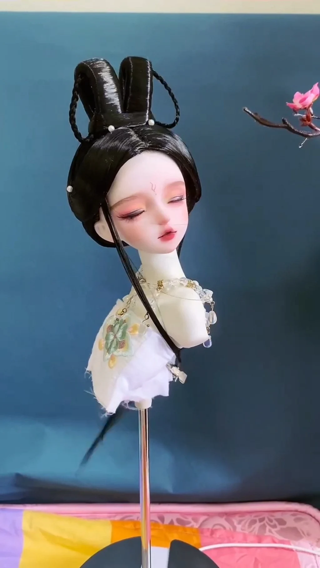 1/4 1/3 Ancient Costume BJD Wig Doll Accessories Hanfu Antique Style Hair Retro Wigs For BJD/SD MSD SD13 Big Girl SSDF C2004