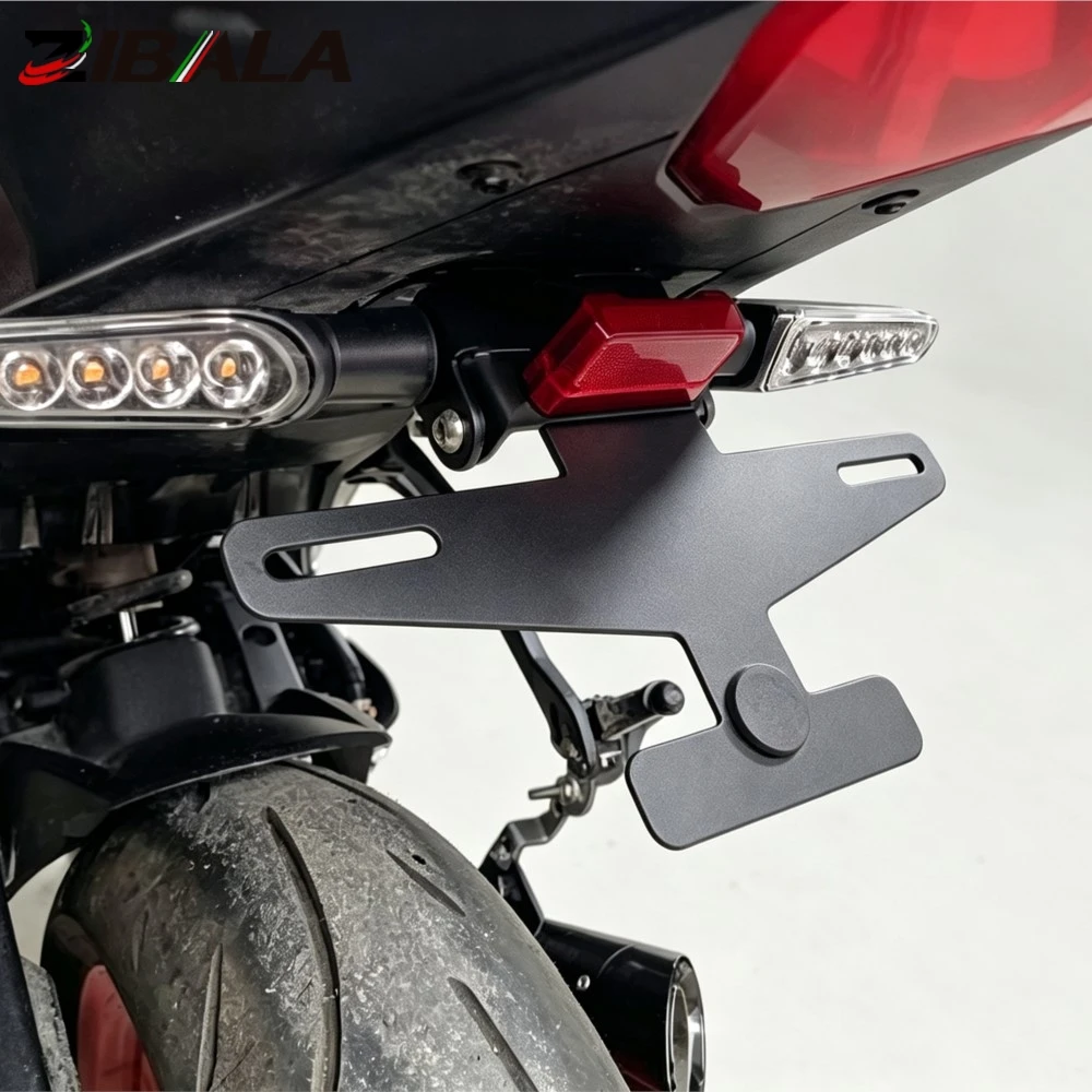 Für QJMOTOR SRK125R 2021 - 2026 Kennzeichenhalterung, hintere feste Halterung, Kennzeichenleuchte, SRK 150R 250 R Zubehör