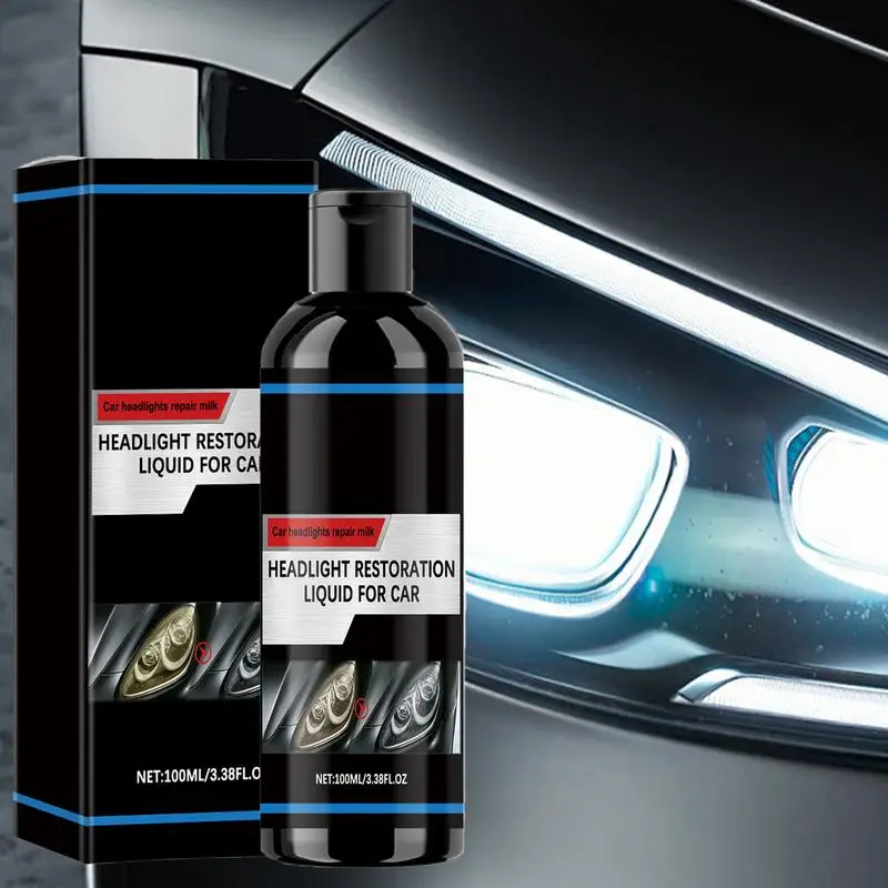 

100ml Car Headlight Repair Fluid Auto Headlight Restoration Polishing Liquid Automotive Headlamp Scratch Remover Repair Fluid