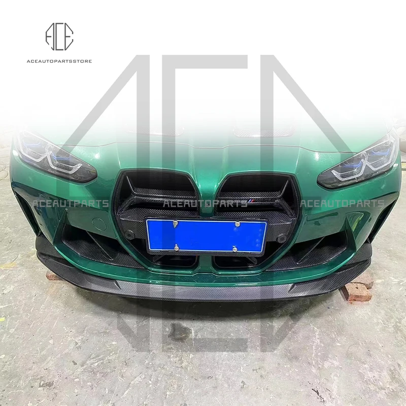 For BMW New M3M4 G80 G82 Carbon Fiber Front Lip R44 Style For BMW G82 G83 M4 G80 M3 m4 bumper lip