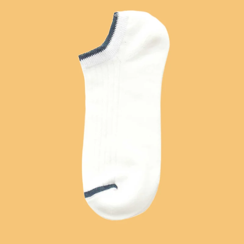 5/10 Pairs Wicking Cotton Socks Short Barrel Boys Trendy Socks Men's Summer Sports Moisture Socks Men's Summer Thin Boat Socks