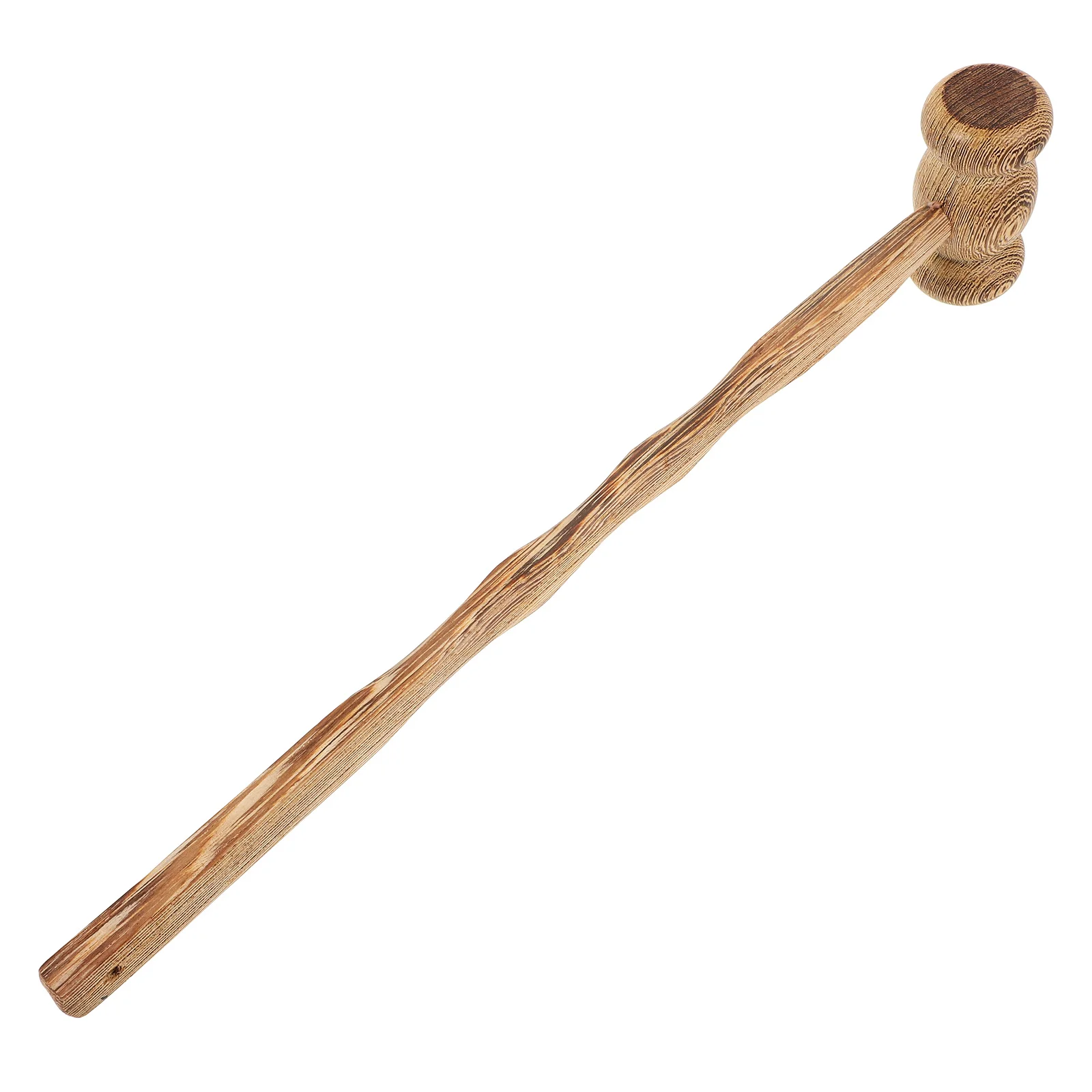 

Handheld Wood Massage Hammer Portable Back Shoulder Thigh Massager Manual Knocking Tool for Office Travel Household Physical