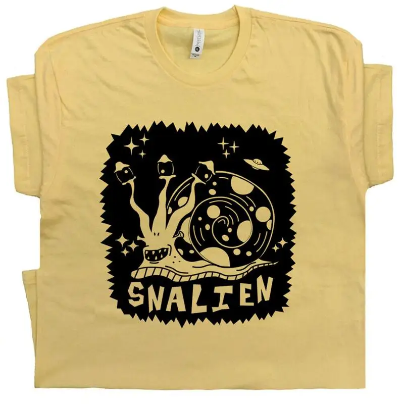Alien Snail T Shirt Weird Ufo Snailien Area 51 Roswell Uaps Cryptozoology