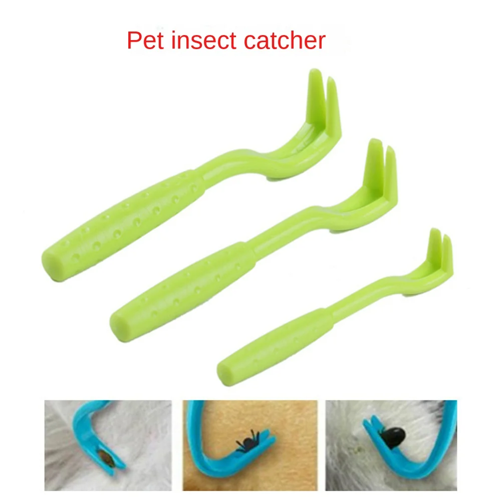 3/2PCS Flea Remover Hook Tick Remover Tweezer Tick Pull Pet Cat Dog Accessaries Tick Tool Pet Mites Flea Extractor Pet Supplies