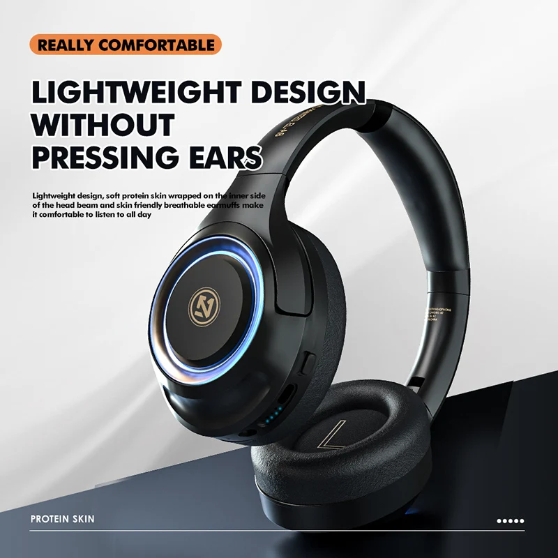 A8 Drahtlose Bluetooth-Kopfhörer mit Mikrofon, Noise-Cancelling-Headsets, Stereo-Sound-Kopfhörer, Sport-Gaming-Kopfhörer, unterstützt TF