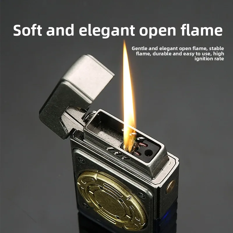 Honest new gravity sensing voice controlled ignition fuel lighter,battery display voice controlled lighter,cigarette accessories