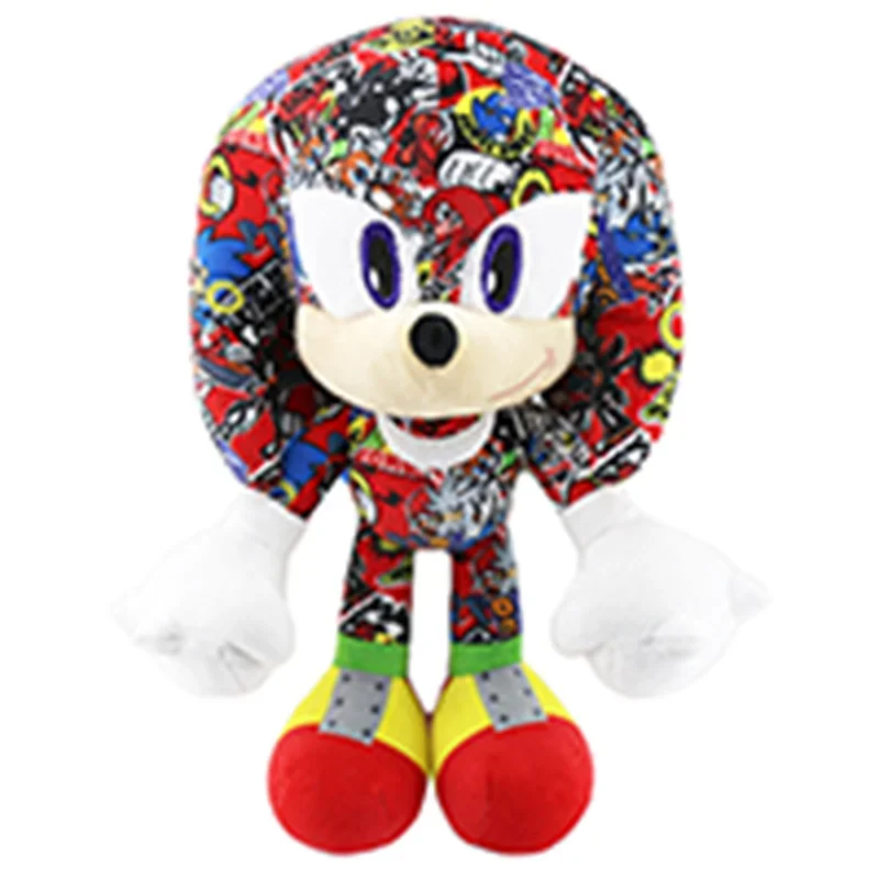 Printed Super Sonic Plush Doll Sonik Doll Cute Cartoon Anime Movie Toy Christmas Gift Happy Birthday To Boys and Girls. Decor